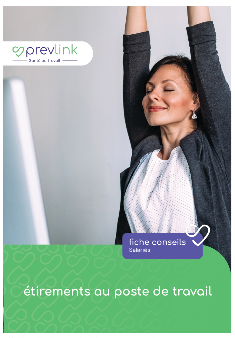 Étirements au poste de travail