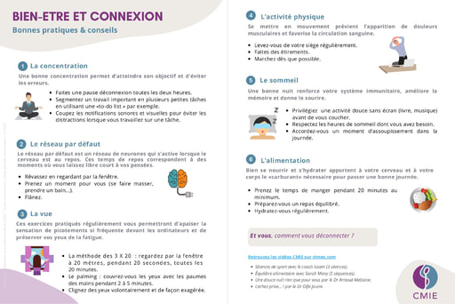 Bien être et connexion