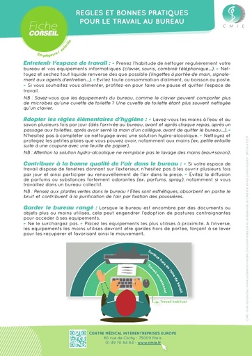 SALARIES - REGLES ET BONNES PRATIQUES TRAVAIL DE BUREAU